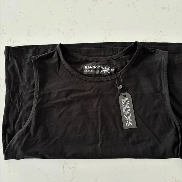 NWT Kangol Women's Black Tank Top - Picture 5 of 5